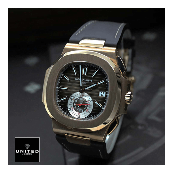 Patek Philippe Nautilus Rose Leather Replica