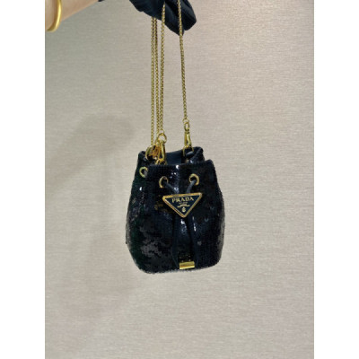Prada Sequin Bucket 1NR016 Bag-10*12*7CM