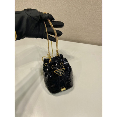 Prada Sequin Bucket 1NR016 Bag-10*12*7CM