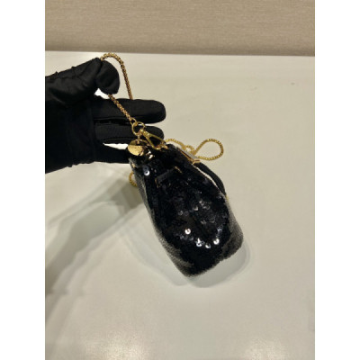 Prada Sequin Bucket 1NR016 Bag-10*12*7CM