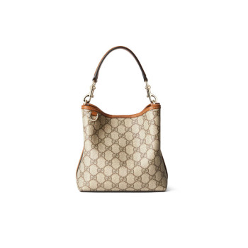 GUCCI GG EMBLEM SMALL BUCKET BAG 815118 (20.5*18*11.5cm)