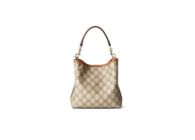 GUCCI GG EMBLEM SMALL BUCKET BAG 815118 (20.5*18*11.5cm)