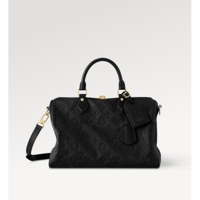 LOUIS VUITTON SPEEDY SOFT 30 M47186 LEATHER BLACK (30*21*17cm)