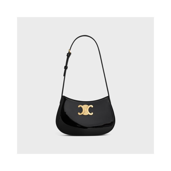 CELINE MEDIUM TILLY BAG in PATENT CALFSKIN