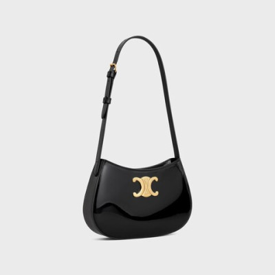 CELINE MEDIUM TILLY BAG in PATENT CALFSKIN