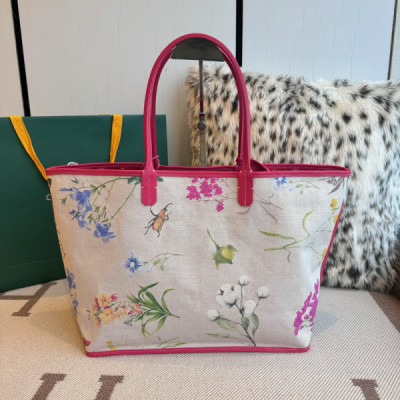 Goyard Fuchsia Pink Reversible St. Louis Tote Bag-34X15X28CM