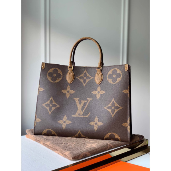 Louis Vuitton Onthego Handbag-41*34*19CM(Brown strap&NO BOX)
