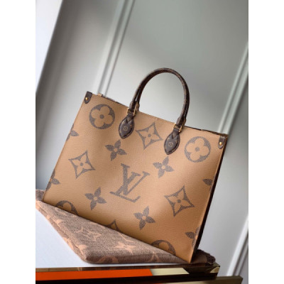 Louis Vuitton Onthego Handbag-41*34*19CM(Brown strap&NO BOX)