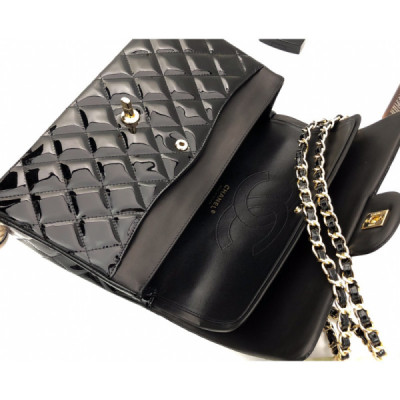 Ch@nel Flap Bag-Gold Hardware-30CM