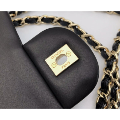 Ch@nel Flap Bag-Gold Hardware-30CM