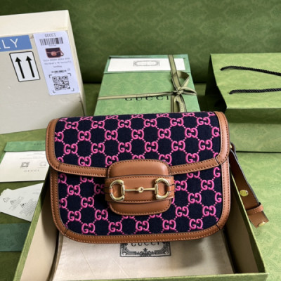 Gucci 1955 Horsebit Shoulder Bag-25*18*8CM