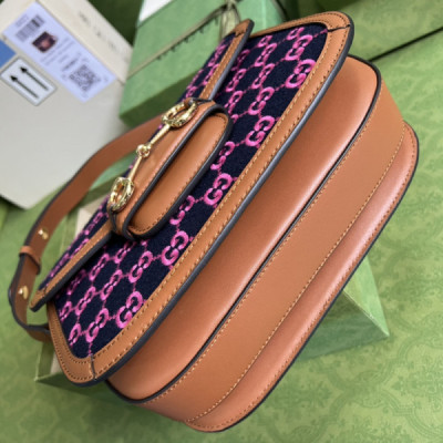 Gucci 1955 Horsebit Shoulder Bag-25*18*8CM