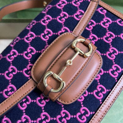Gucci 1955 Horsebit Shoulder Bag-25*18*8CM