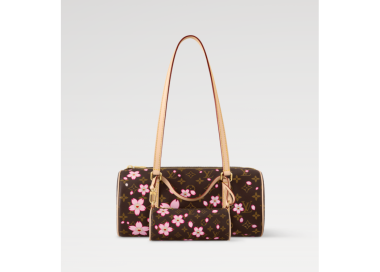 LOUIS VUITTON MURAKAMI LV X TAKASHI MURAKAMI PAPILLON CHERRY BLOSSOM M13097 (27*13*11cm)