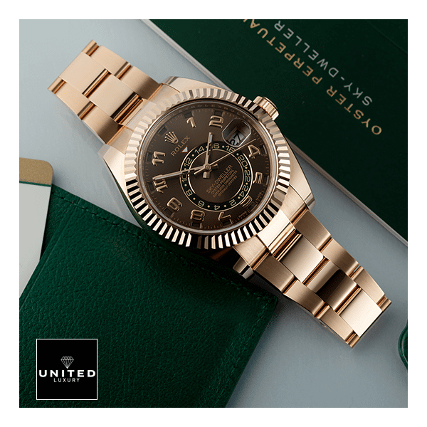 Rose Gold Sky-Dweller Replica