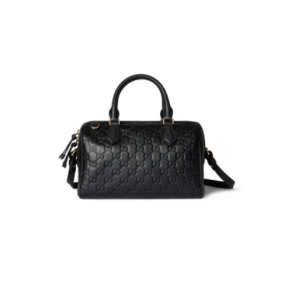 GUCCI GG EMBLEM MEDIUM BOSTON BAG 848886 (25*16*14cm)