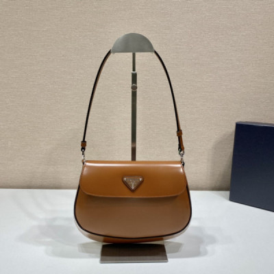 Prada Cleo Handbags-Patent Leather-23*18*4CM