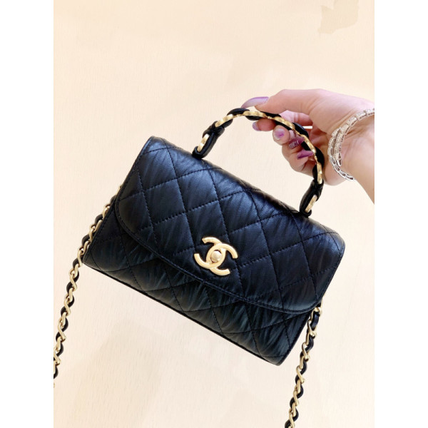 Ch@nel Top Handbags-AS2477-19.5×12.5x7CM
