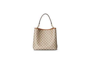 GUCCI GG EMBLEM MEDIUM BUCKET BAG 815103 (25*25*15.5cm)