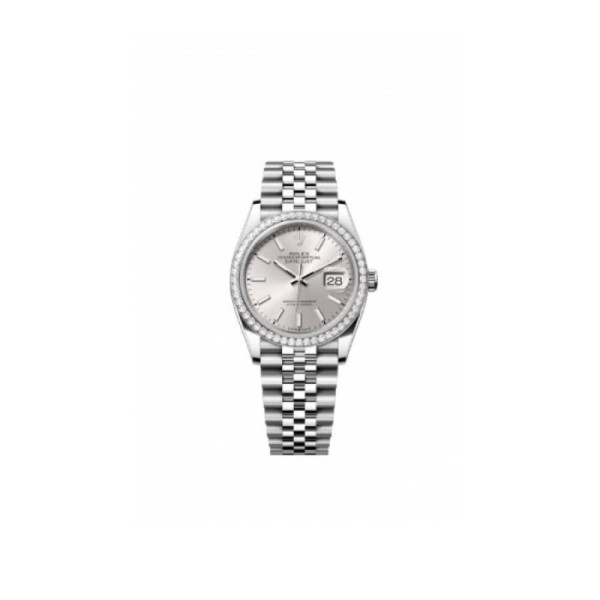 Rolex Datejust 116284 Diamond Bezel Silver Dial Replica
