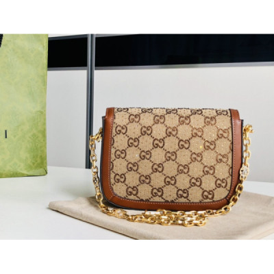 Gucci 1955 Horsebit Shoulder Bag-20.6*14.4*5.1CM