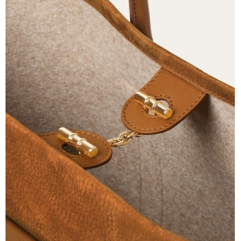 LORO PIANA Ghiera Shopper Small Calfskin