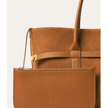 LORO PIANA Ghiera Shopper Small Calfskin
