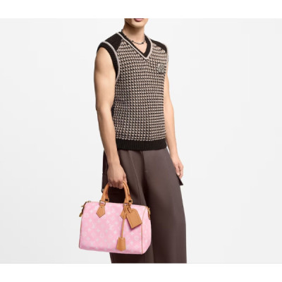 LOUIS VUITTON SPEEDY P9 BANDOULIÈRE 30 M13914 (32*22.5*18cm) Candy Pink