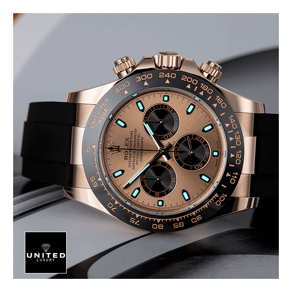 Rolex Daytona Cosmograph 116515LN Rose Gold Dial Replica