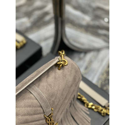 YS L Monogram College Bag-24*17*7CM