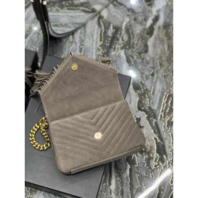 YS L Monogram College Bag-24*17*7CM