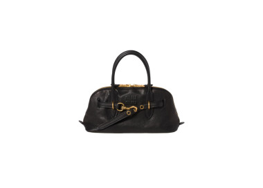 MIU MIU AVENTURE NAPPA LEATHER TOP-HANDLE BAG 5BB168 (33*17*11cm)