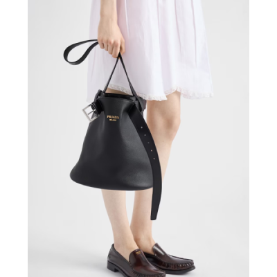 PRADA Calfskin Bucket Bag