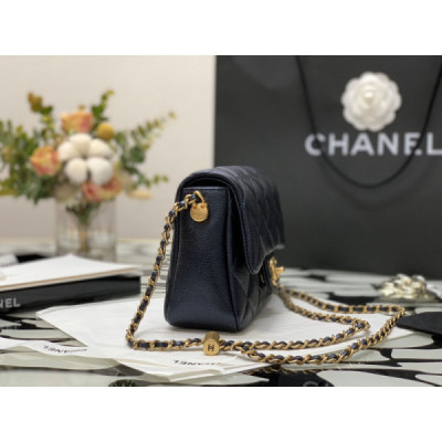 Ch@nel Flap Bag-13*19*6CM