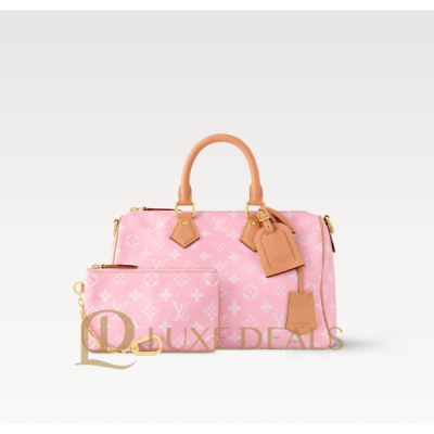LOUIS VUITTON SPEEDY P9 BANDOULIÈRE 30 M13914 (32*22.5*18cm) Candy Pink