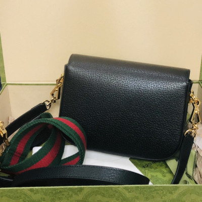 Adidasx Gucci 1955 Horsebit Shoulder Bag-20.6*14.4*5.1CM