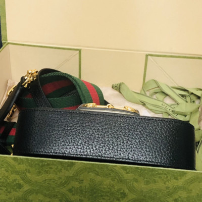 Adidasx Gucci 1955 Horsebit Shoulder Bag-20.6*14.4*5.1CM