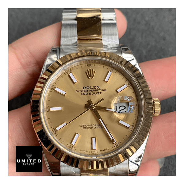 Yellow Oyster Perpetual Replica