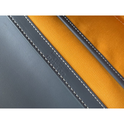 Goyard Coated Canvas and Leather Saigon Top Handle Bag-21CM