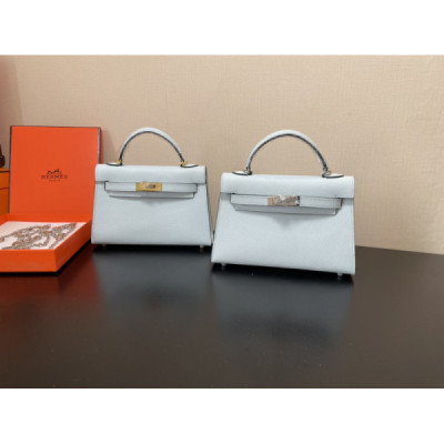 Hermes Kelly-Gold&Silver Hardware-19CM