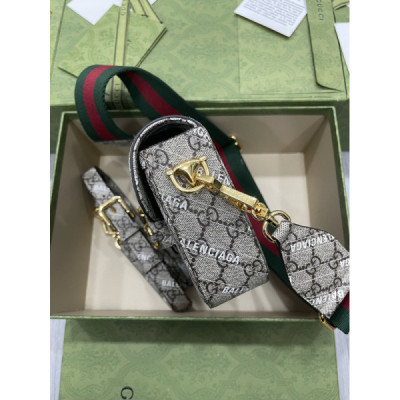 Gucci&Balenciaga 1955 Horsebit Bag-21/13/9CM