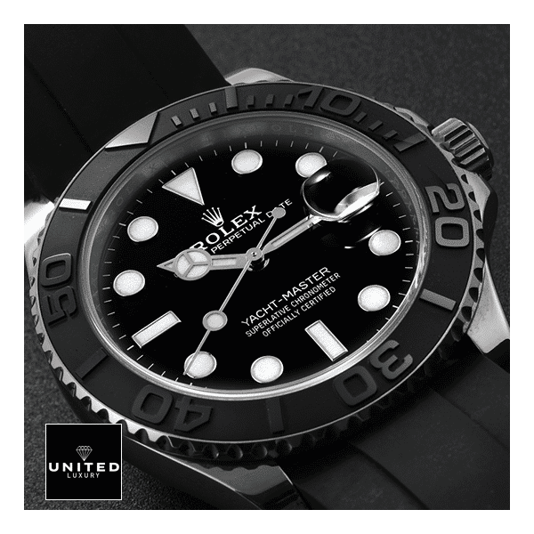 Rolex Yacht-Master 226659 White Gold Automatic Rubber Black Dial Replica