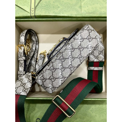 Gucci&Balenciaga 1955 Horsebit Bag-21/13/9CM