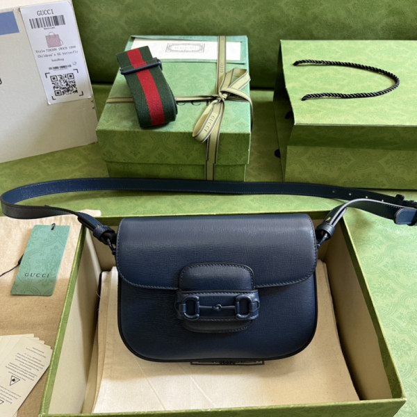 Gucci 1955 Horsebit Shoulder Bag-20.6*14.4*5.1CM