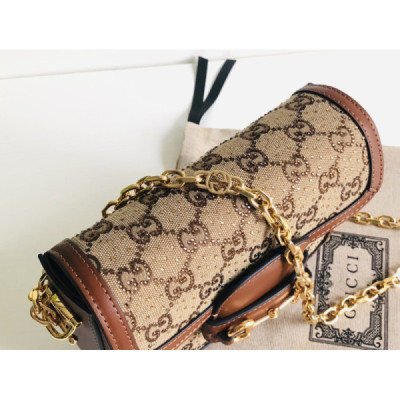 Gucci 1955 Horsebit Shoulder Bag-20.6*14.4*5.1CM