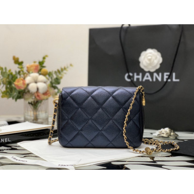 Ch@nel Flap Bag-13*19*6CM