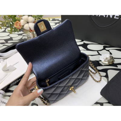 Ch@nel Flap Bag-13*19*6CM