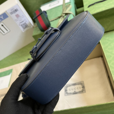 Gucci 1955 Horsebit Shoulder Bag-20.6*14.4*5.1CM