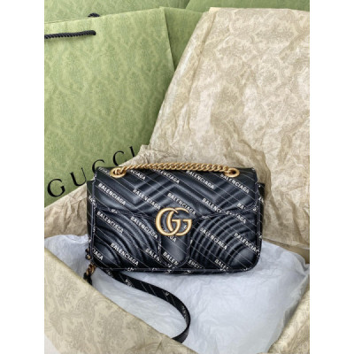 Gucci&Balenciaga Marmont Bag-26*15*7CM