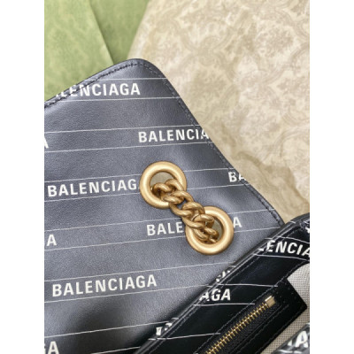 Gucci&Balenciaga Marmont Bag-26*15*7CM